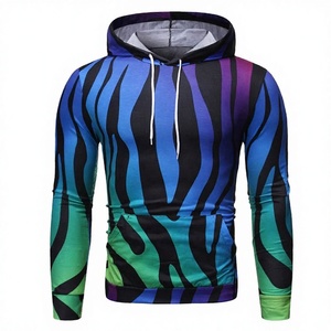 Sudadera con Capucha Personalizada de Invierno, Impresión Digital por Sublimación, Unisex, de Forro Polar Ecológico, para Hombre y Mujer, de Algodón y Poliéster, Transpirable y de Secado Rápido - Product Image 3