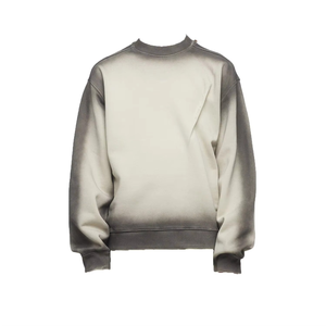 Conjunto de Sudadera Casual para Hombre con Cuello Redondo y Tinte Degradado, Tejido de Felpa, para Otoño - Product Image 3