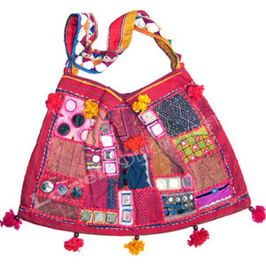 Embroidered Kutch Style Shoulder <b>Bag</b> Tribal Indian Handmade Patchwork Handbag Banjara Ethnic Ladies Purse Vintage <b>Boho</b> Fashion - Product Image 3