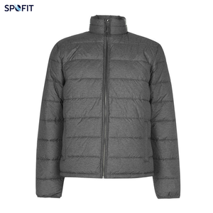 Customized High Quality Men's Winter Embroidered Casual Canvas <b>Jacket</b> <b>Light</b> <b>Weight</b> Thick Stand Collar Warm Waterproof Windproof - Product Image 2