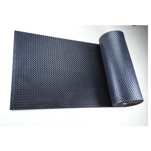 Tiny Octagon Rubber <b>Mat</b> Roll Anti-Slip Drainage Flooring with Cutting Service Black for Entrances Walkways & Outdoor Wet Areas - Product Image 2