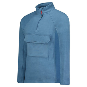 Classic Warm Half Quarter <b>Canvas</b> <b>Jacket</b> Casual Wear Stand Collar Solid Pattern Stylish <b>Men's</b> Winter Polar Fleece <b>Jacket</b> - Product Image 5