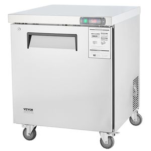 28 \ "attrezzatura di refrigerazione in acciaio inossidabile da cucina commerciale 7.4 Cu. Ft. Tavolo di preparazione per insalata di Sandwich congelato 1 frigorifero - Product Image 1