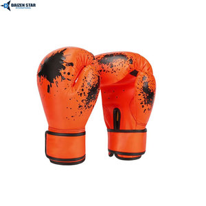 Guantes de Boxeo de Cuero PU para Entrenamiento y Sparring, Guantes de Cuero Sintético con Logotipo Personalizado para Hombres y Mujeres - Product Image 5