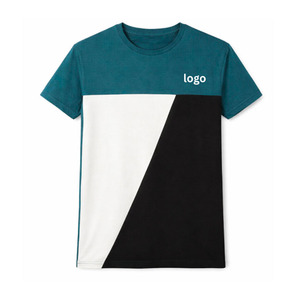 Men's 100% Cotton O-Neck Regular Fit Short Sleeve Breathable Quick Dry Solid Pattern Knitted Fabric T-Shirts - Product Image 2