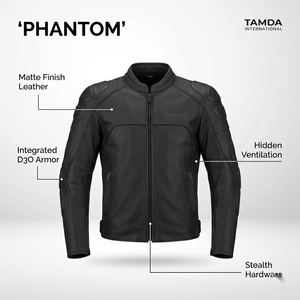 Men's Custom <b>Biker</b> Leather <b>Jacket</b> | Motorcycle Racing Motorbike Auto Racing Wear Online Sale - Product Image 5