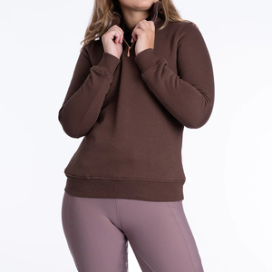 Nuevas llegadas de invierno al por mayor: Ropa de equitación para mujer, sudaderas con media cremallera cálidas para equitación, para pantalones Jodhpur de mujer - Product Image 3