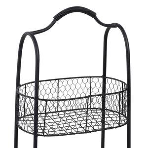 Panier de rangement métallique empilable de qualité supérieure, organisateur en fil métallique durable pour la maison - Product Image 4