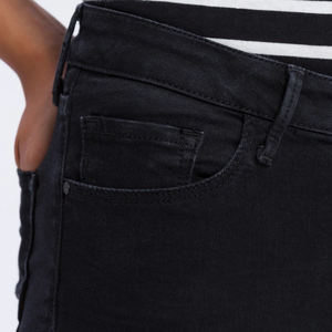 Jeans en denim vintage pour femmes, pantalons déchirés de haute qualité, grandes tailles, extensibles, service OEM - Product Image 5
