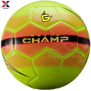 Ballon de football de haute qualité à adhérence longue durée, taille 5, en PU/PVC, écologique, antidérapant, pour l'entraînement, couleurs personnalisables, léger - Product Image 2