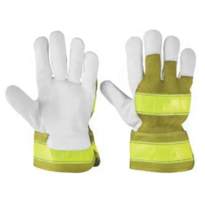 Guantes de Seguridad de Piel de Cabra de Primera Calidad, Transpirables, con Malla, Protección Industrial para Trabajadores - Product Image 3