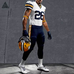 Uniformes de Entrenamiento de Fútbol Americano Personalizados para Equipos, Tallas Grandes, Tela Ecológica de Alta Calidad - Product Image 2