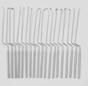 Instrumentos Quirúrgicos de la Mejor Calidad, Juego de 12 Curetas Neuroquirúrgicas Pituitarias Hardy, Curetas Neuroquirúrgicas Transesfenoidales CE de Grip Surgical - Product Image 3