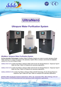 Sistema de Purificación de Agua de Alta Pureza para Análisis HPLC, Salida de Agua Ultrapura, Tecnología de Filtración Multietapa - Product Image 2