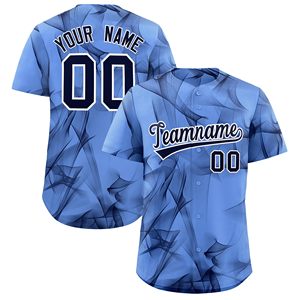 Maillots de baseball personnalisés sublimés respirants avec nom de l'équipe, logo et numéros - Unisexe, col en V, couleurs et tailles personnalisées - Product Image 1