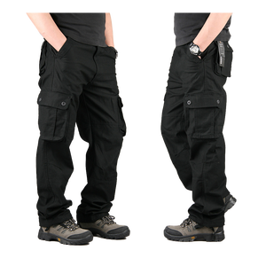Pantalones Casuales de Algodón 100% para Hombre, Pantalones Cargo de Trabajo con Múltiples Bolsillos, Pantalones Safari para Hombres Jóvenes, para Caza, Senderismo, Viajes y Escalada - Product Image 5