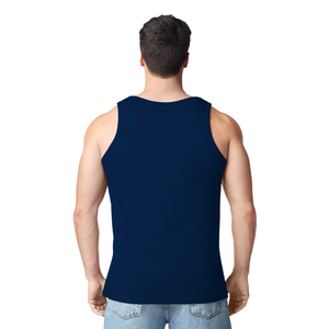 <b>Mens</b> Sleeveless Tank Top <b>Gym</b> Workout Training Running Casual 100% Cotton Soft Breathable Athletic Summer Logo Front <b>Vest</b> - Product Image 2