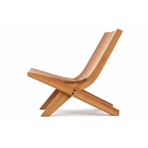Chaise longue d'extérieur en teck, moderne, à lattes, pour jardin, patio, resort, chaise de relaxation - Product Image 3