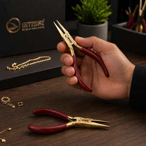 OEM Long Nose Jewelry Pliers Professional <b>Needle</b> Nose Pliers for Permanent Jewelry Wire Wrapping <b>Beading</b> Tool Manufacturer - Product Image 5