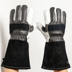 Gants de soudage ignifuges de haute qualité, durables et flexibles, fournisseur pour commandes en gros avec doublure en coton, service OEM - Product Image 6