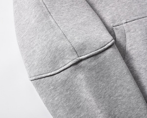 Sudaderas con Capucha Cortadas de Fábrica para Logotipo Personalizado, Sudaderas con Capucha de Peso Pesado para Hombre, Sudadera con Capucha con Cremallera de Alta Calidad - Product Image 5