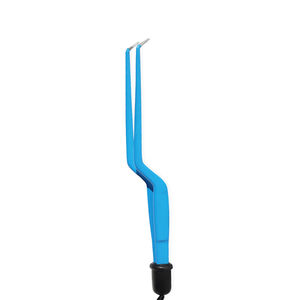 Pinzas de Coagulación Médicas, Color Azul, Recubiertas, Punta Angulada Tipo Bayoneta, Pinzas Bipolares para Quirófano - Product Image 1