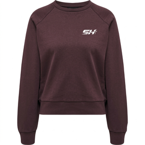 Sweat-shirt à capuche décontracté pour femme en molleton 100 % coton, séchage rapide, épaules tombantes, respirant, écologique – Prix de gros - Product Image 1