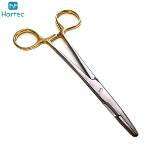 Pince de pêche en acier inoxydable avec poignée dorée, à mâchoires droites, épilerons de blocage, extracteur d'hameçons, accessoires de pêche à la mouche - Product Image 2