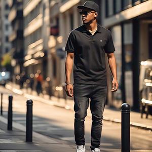 2025 diseño personalizado de secado rápido para hombres para camisetas de polo Casual Loose Fit transpirable hombres de talla grande polos para hombres - Product Image 2