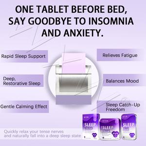 Films oraux à dissolution rapide de mélatonine pour le sommeil, favorisent un endormissement plus rapide, améliorent la qualité du sommeil profond, complément de sommeil portable - Product Image 2