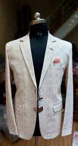 Blazer unisexe en velours côtelé Kingsa Textile - Respirant/Imperméable, imprimé animal, simple boutonnage, boucle, 100% coton, toutes saisons - Product Image 5