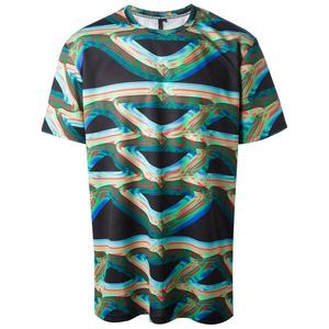 Camiseta Personalizada con Cuello Redondo de Algodón/Bambú con Estampado por Sublimación, Transpirable, Color y Diseño Personalizados, Servicio ODM OEM, Ropa Urbana - Product Image 3