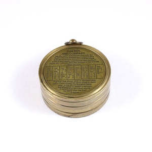 Nautical Ross London Brass Round Pocket <b>Compass</b> Marine Navigational Royal Device Gift Item <b>Engraved</b> Pocket <b>Compass</b> - Product Image 4