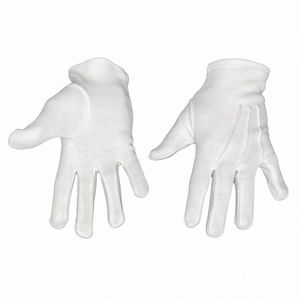 Gants de travail en coton grainé de chèvre avec manchette renforcée, tissu en coton interlock, respirants, résistants à la chaleur et au froid, stériles, de haute qualité - Product Image 2