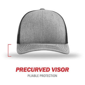 Unisex Customized Printing Logo 6 Panel Tucker Cap Heather Grey Mix Wool Trucker Caps and Hats trucker hat mesh - Product Image 2