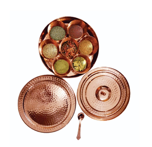 Wholesale Brass Spice <b>Box</b> Kitchen <b>Storage</b> Container for Spices & Herbs Handmade in India At Best Price. - Product Image 3