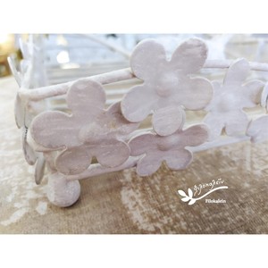Cute Handmade Paper Napkin Holder With Bird And Flower Design White Metal <b>Stand</b> For Table Decor - Product Image 3