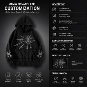 Sudadera con Capucha Negra Gótica Estampada para Hombre, 100% Algodón, Transpirable y de Secado Rápido, Estilo Urbano, con Bolsillo Frontal Tipo Canguro - Product Image 1