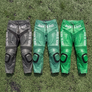 Genuine <b>Leather</b> Lightweight Racer <b>Pants</b> Unisex High Waist Street Stylish Motorcycle Biker <b>Pants</b> <b>Leather</b> Motorcycle Riding <b>Pants</b> - Product Image 5