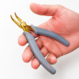 Your Logo Stainless Steel Bent <b>Nose</b> <b>Pliers</b> High Quality <b>Needle</b> <b>Nose</b> <b>Pliers</b> Light Weight Smooth Work Jewelry Making Tool 5 inch - Product Image 1