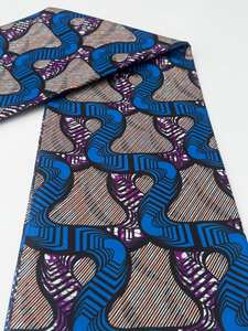 Tissu africain en coton imprimé à la cire de Freetown de haute qualité pour les robes élégantes, les tenues traditionnelles et la décoration intérieure - Product Image 3