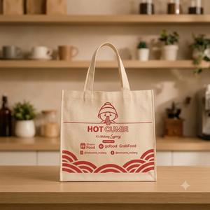 Bolsa Personalizada Reutilizable de Alta Resistencia, Fabricada con Tela No Tejida Spunbond, Termosellada e Impresa con Serigrafía, para Comida para Llevar, Supermercado y Compras - Product Image 2