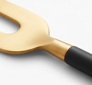 Modern Golden <b>Cheese</b> Tools <b>Set</b> With Black Handles Durable Metal <b>Cheese</b> <b>Knife</b> <b>Set</b> For Serving Use Kitchenware And Cutting Use - Product Image 2