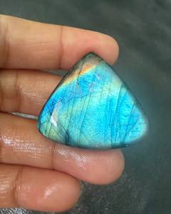 Lot de cabochons en labradorite naturelle Affection Gems, pierres précieuses multicolores changeantes de couleur - Product Image 3