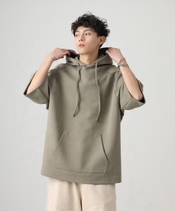 Sudadera con Capucha y Sudadera de Felpa de Mezcla de Algodón para Hombre, Logotipo Personalizado, Corte Regular, Venta al Por Mayor OEM - Product Image 2