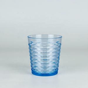 Vaso Alto de Plástico Acrílico Resistente a Roturas de 19 oz, Diseño Ondulado, para Fiestas, Hogar, Regalos - Product Image 3