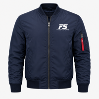 Blouson Bomber Décontracté Homme Personnalisable avec Logo – Coupe Slim, Léger, Coupe-Vent, Style Baseball, Veste d'Extérieur – Vente en Gros
