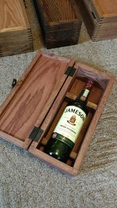 Premium Wooden Wine Bottle <b>Storage</b> <b>Box</b> With Hinged Cover For Elegant Home Bar And Gift Packaging - Product Image 3