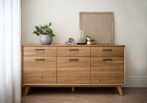 Buffet multifonctionnel en bois massif de style scandinave raffiné, luxe moderne, Toronto, montage facile, pour usage résidentiel - Product Image 4
