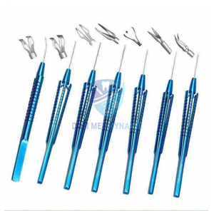 23G Stainless Steel Capsulorhexis Forceps Manual Ophthalmic Microsurgery <b>Instrument</b> Precision Cataract Eye Surgery Surgical DMD - Product Image 4